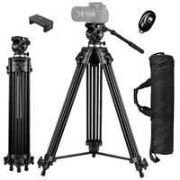 Trípode Profesional 190 Cm Weifeng WT717 Disparador Bluetooth