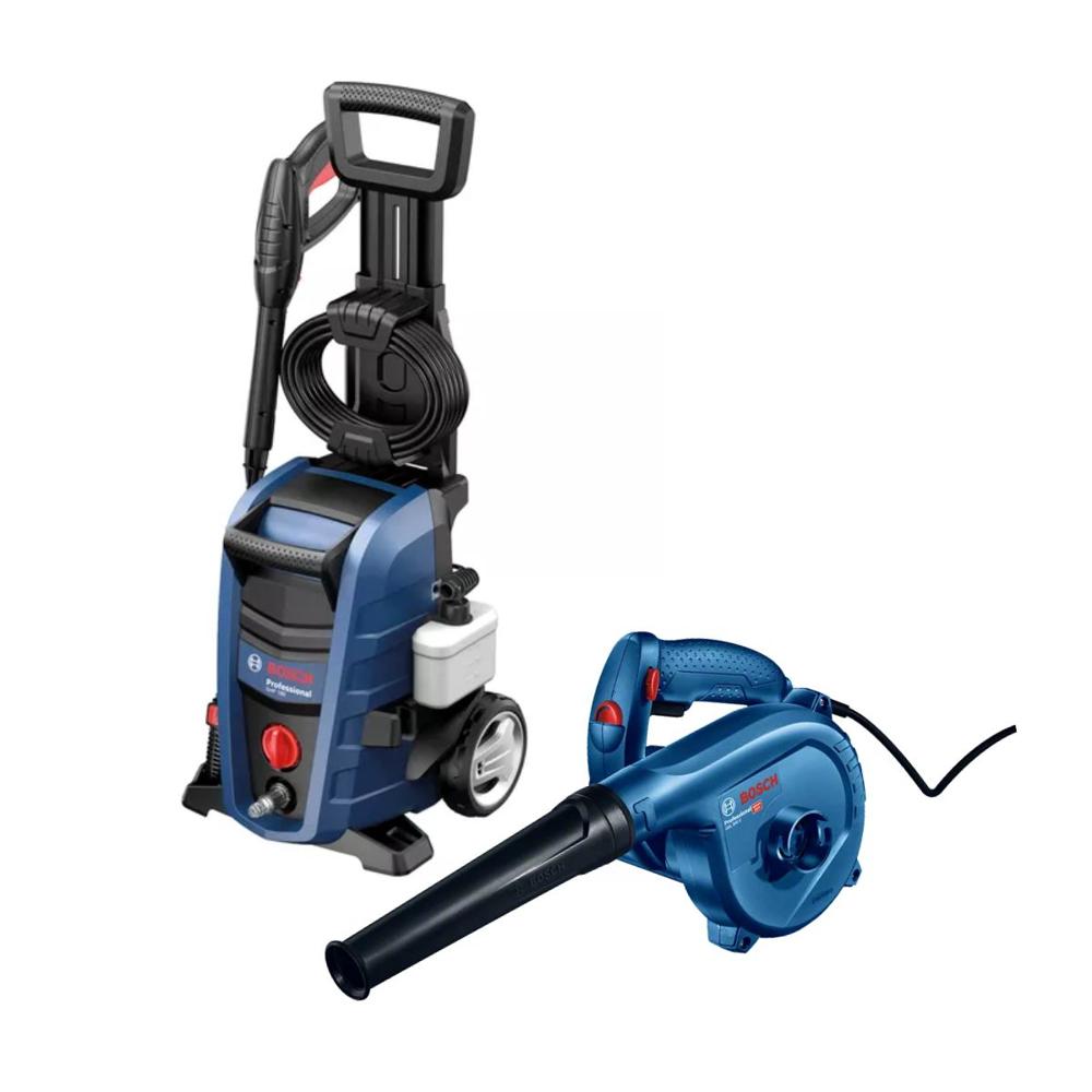 Hidrolavadora GHP 180 y Sopladora GBL 800 E Bosch