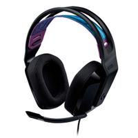 Audífono Logitech G335 alambrico con microfono color negro