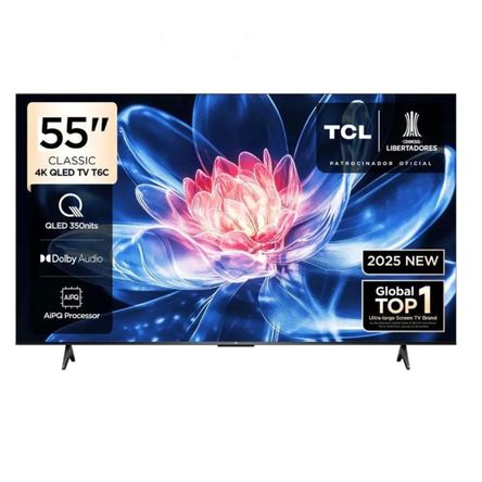 Televisor TCL 55 55T6C 4K UHD QLED Google TV Televisor TCL 55 55T6C 4K UHD QLED Google TV