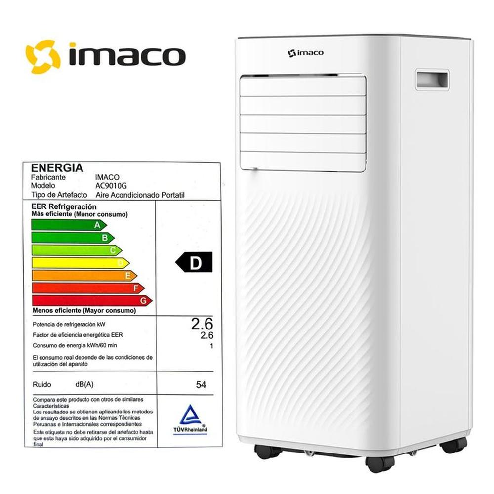 Aire Acondicionado Portátil Imaco 9000 BTU AC9010G – Eficiente y Compacto