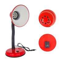 Lampara de Escritorio con Base  ROJO