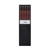 Lápiz de Grafito HI-UNI 7B Estuche x12