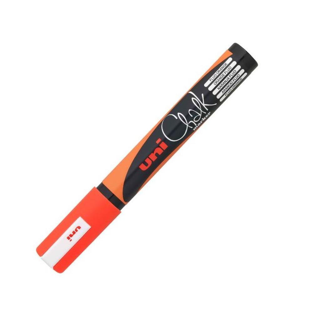 UNI PWE-5M Chalk Naranja Fluorescente