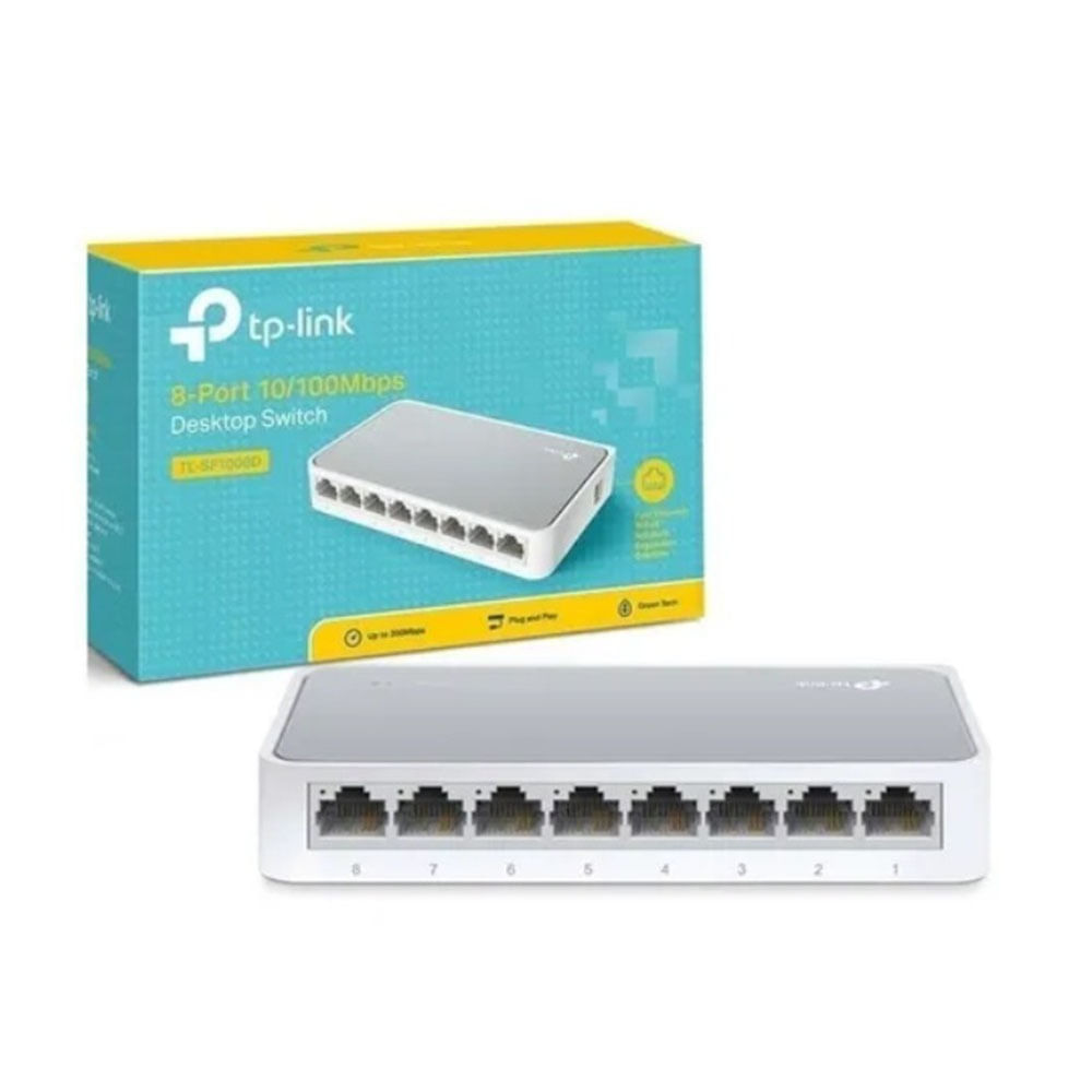 Switch Tp-link Tl-sf1008d - 8 Puertos 10-100 Mbps