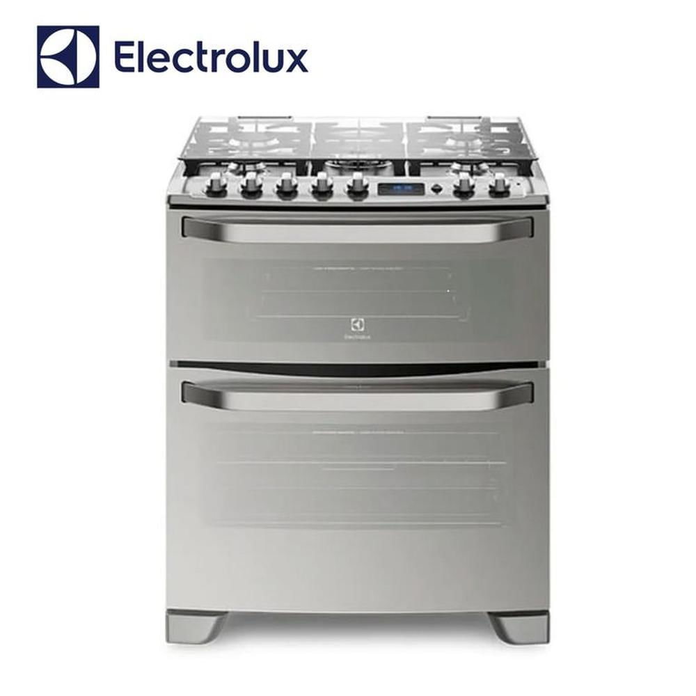 COCINA CON DOBLE HORNO Y TRIPLE LLAMA 5 QUEMADORES 76DXR ELECTROLUX