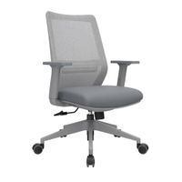 Silla Ergonómica Musk Gerente Nylon Gris Ofideas