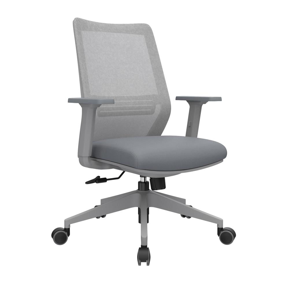 Silla Ergonómica Musk Gerente Nylon Gris Ofideas