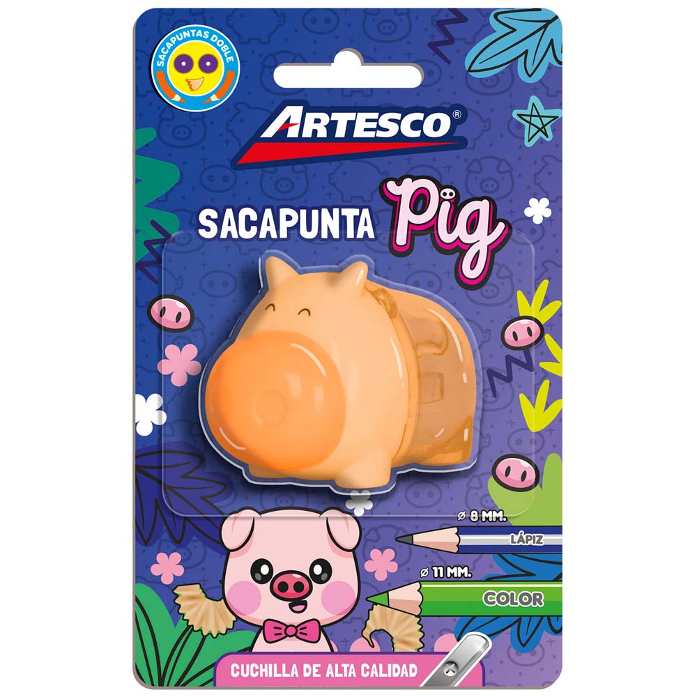 Tajador Doble Pig ARTESCO 1un