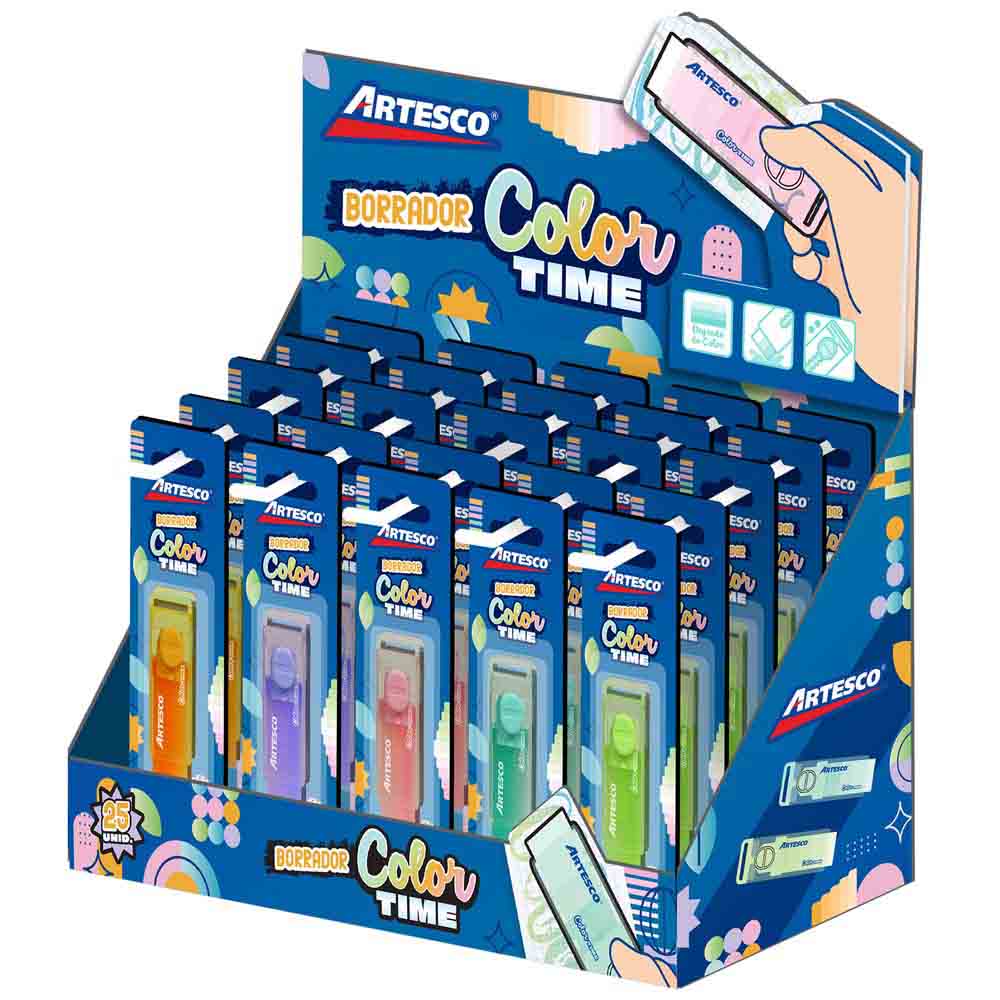Borrador ARTESCO Color Time Blíster 1un