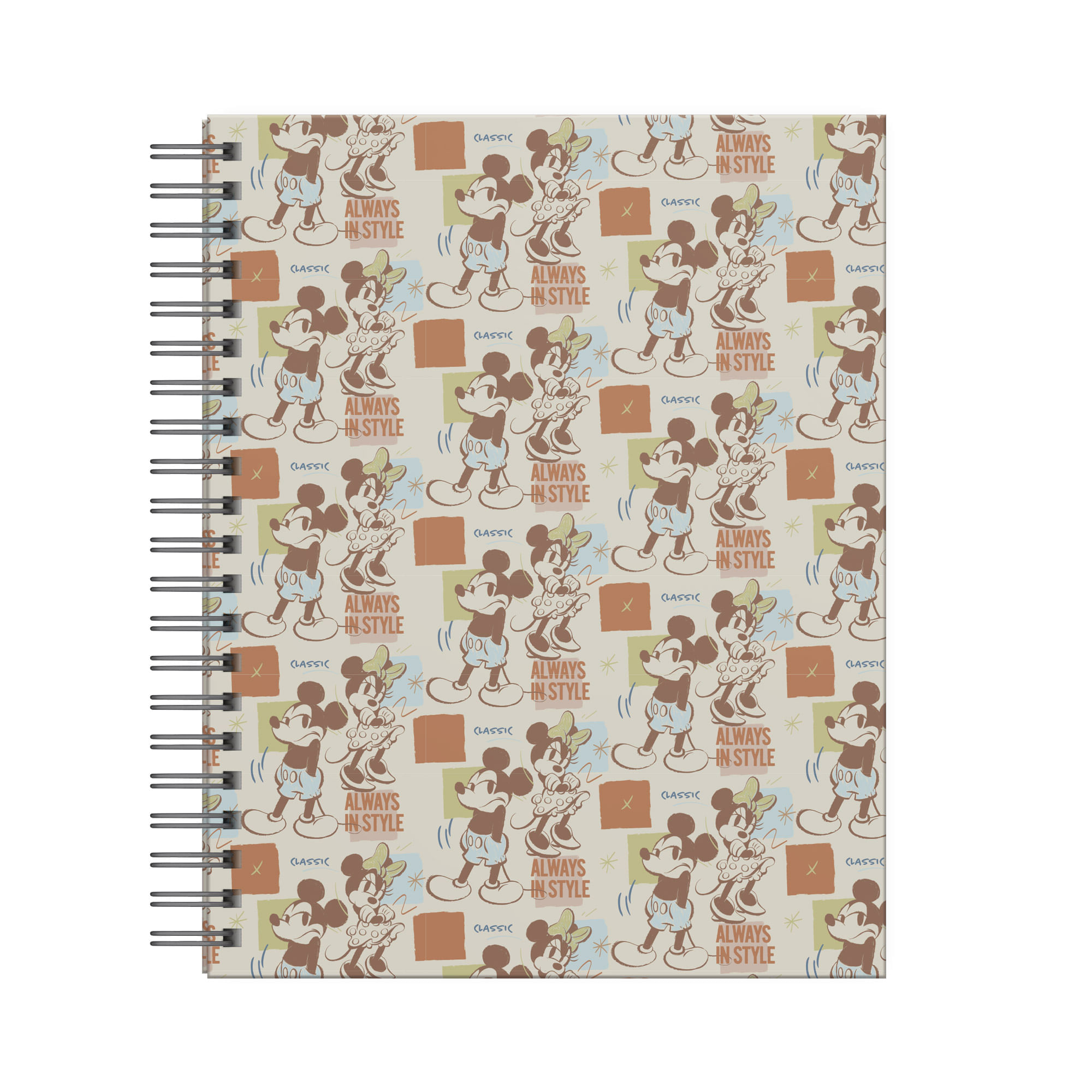 Cuaderno DGNOTTAS Espiralado A4 Tapa Flexible Disney Iconic