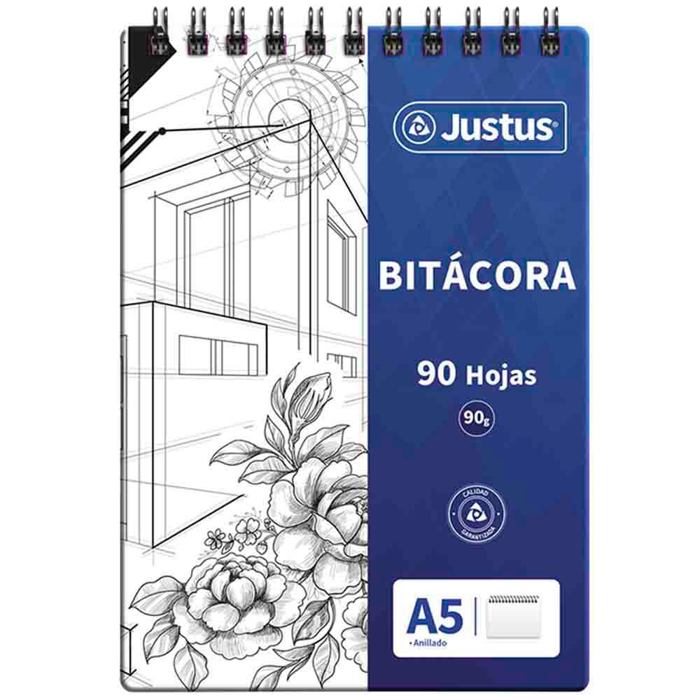 Block JUSTUS Anillado Bitácora A5 1un
