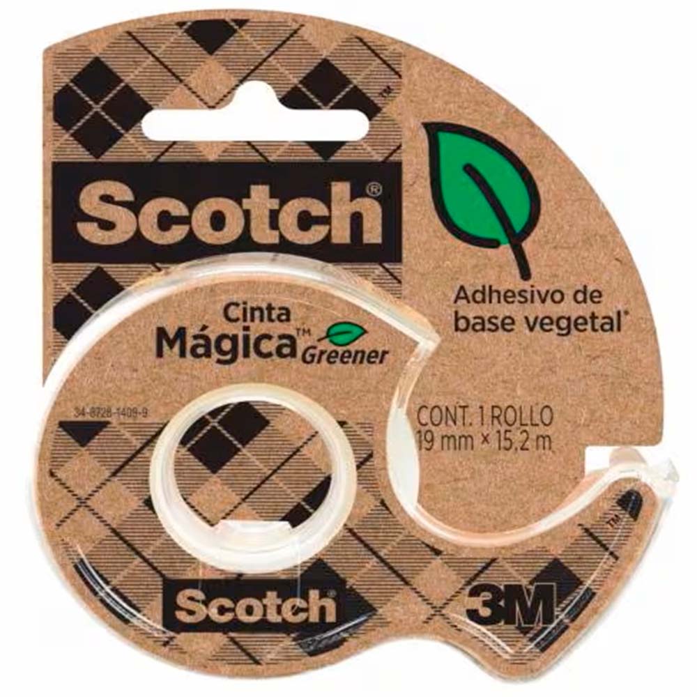 Cinta Adhesiva SCOTCH Mágica Ecológica 10mm x15.2m