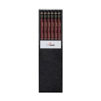 Lápiz de Grafito HI-UNI 6H Estuche x12