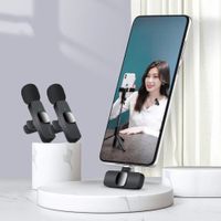 Micrófono Inalámbrico Para Celular 2x 1