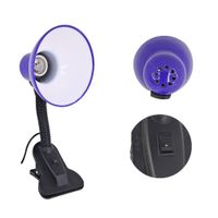 Lampara de Escritorio Flexible con Clip Morado