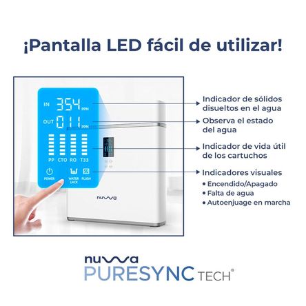 Filtro Purificador de Agua Ósmosis Inversa Premium NUWA Filtro Purificador de Agua Ósmosis Inversa Premium NUWA