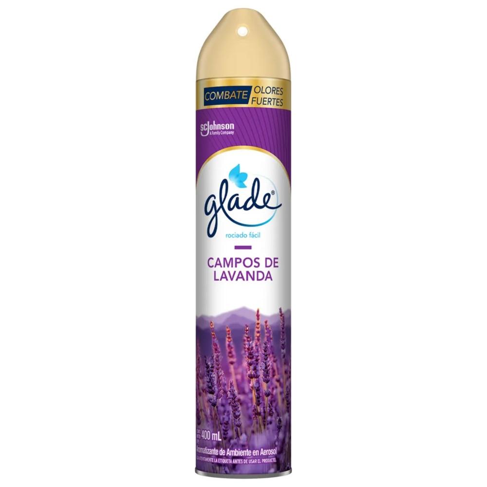 Ambientador Glade en aerosol Lavanda 400ml