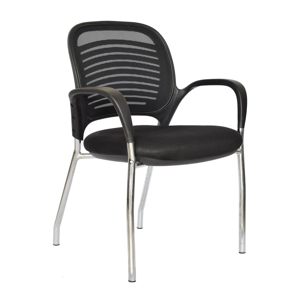 Silla Fija Fenix Interlocutora Negro Ofideas