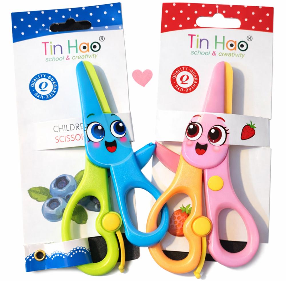 Tijeras en pack x 2 color celeste y rosado