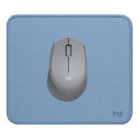 COMBO LOGITECH MOUSE M280 GRIS Y PAD MOUSE 200X230 AZUL