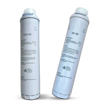 Combo de filtros encapsulados para purificador membrana y carbon activado Combo de filtros encapsulados para purificador membrana y carbon activado