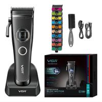 Máquina Cortar Pelo Vgr V-880c Cerámica Motor Rotatech Bldc 7200rpm  Negro