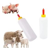 BOTELLA CON TETINA PARA LECHE MASCOTA 400ML AMARILLO