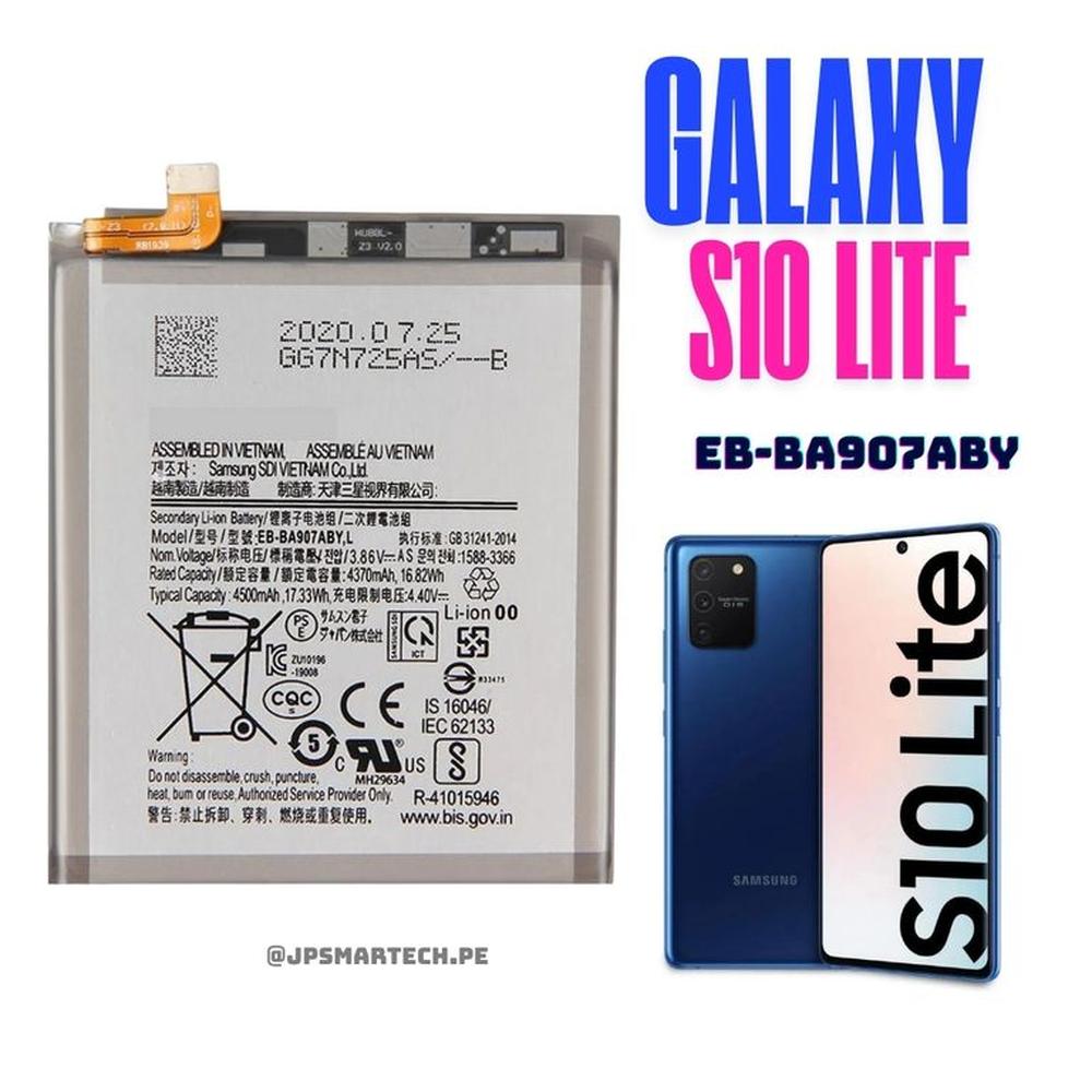 BATERIA  PARA SAMSUNG S10 LITE TORIGINAL-SM NUEVO