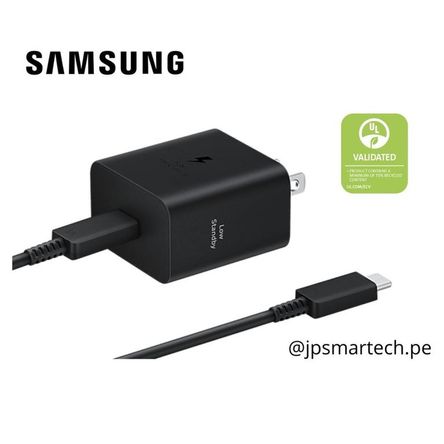 Adaptador Samsung 45W con Cable 180cm Original - Negro