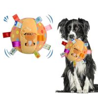 Hermosa Pelota Para Mascota De Felpa  Bordada Con Sonido