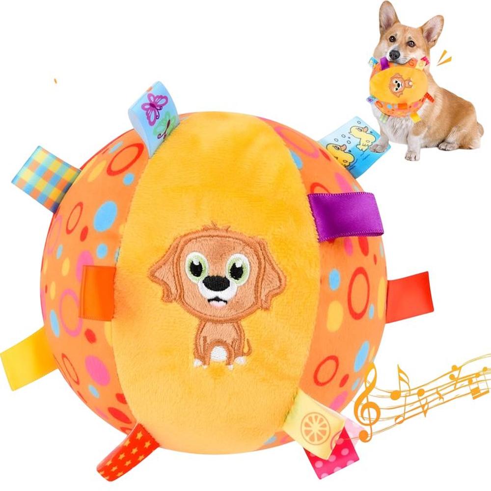 HERMOSA PELOTA JUGUETE PARA PERRO DE FELPA CON SONIDO PERRO HERMOSA PELOTA JUGUETE PARA PERRO DE FELPA CON SONIDO PERRO