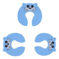 PACK X3 TOPE DE PUERTA INFANTIL NIÑOS ANTIGOLPE ANIMALITOS FOCA