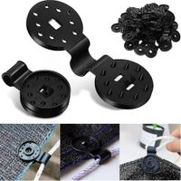 PACK X 30 CLIPS SUJETADOR PARA MALLA RASCHEL GRANJA 10 X 3.7 CM