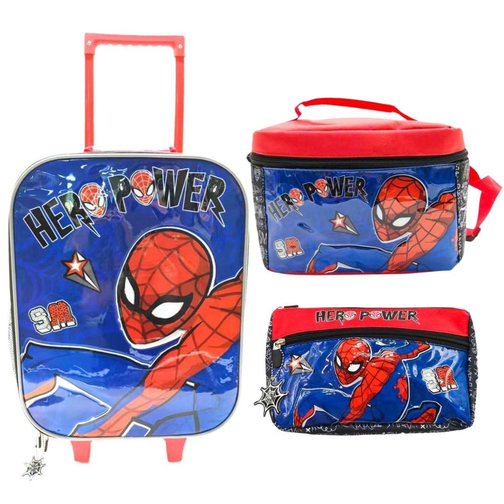 Pack Escolar Maleta Spiderman Eco Azul Oficio Pack Escolar Maleta Spiderman Eco Azul Oficio