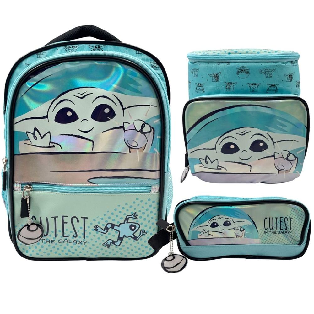Pack Escolar Mochila Baby Yoda Star wars Nido Pack Escolar Mochila Baby Yoda Star wars Nido