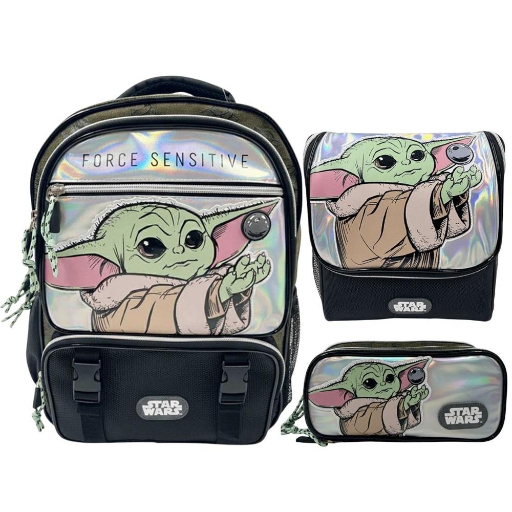Pack Escolar Mochila Baby Yoda Star wars Oficio Pack Escolar Mochila Baby Yoda Star wars Oficio
