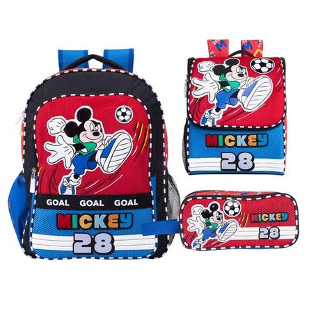 Pack Escolar Mochila Mickey Mouse Futbol Oficio Pack Escolar Mochila Mickey Mouse Futbol Oficio