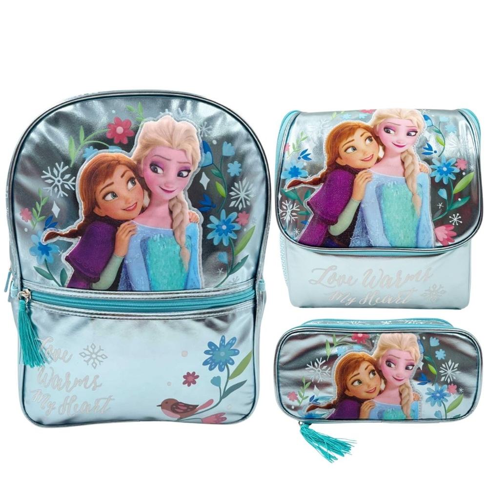 Pack Escolar Mochila Frozen Celeste Oficio Pack Escolar Mochila Frozen Celeste Oficio