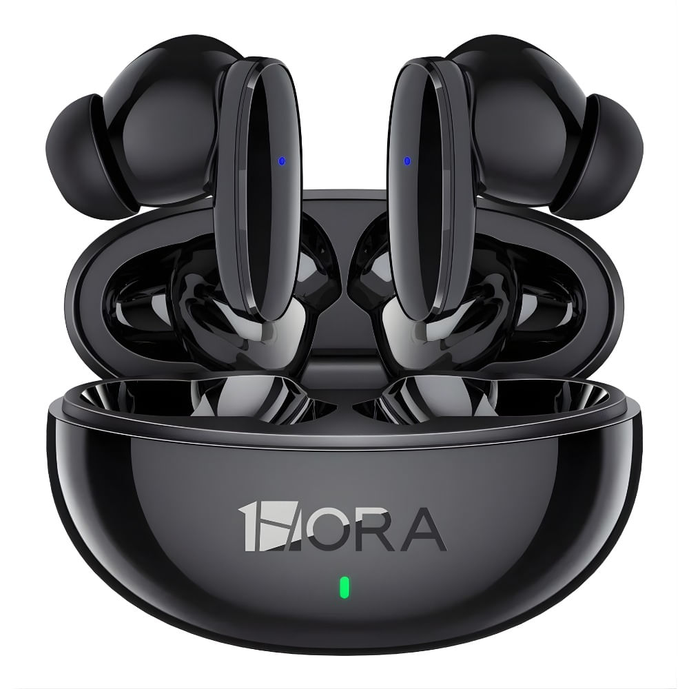 Auriculares In-ear Inalámbricos 1hora Bluetooth Aut205 Negro