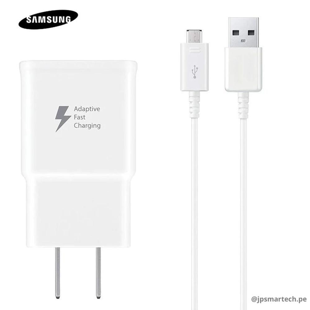 CARGADOR SAMSUNG ORIGINAL ENTRADA MICRO USB PARA SERIE NOTE - BLANCO