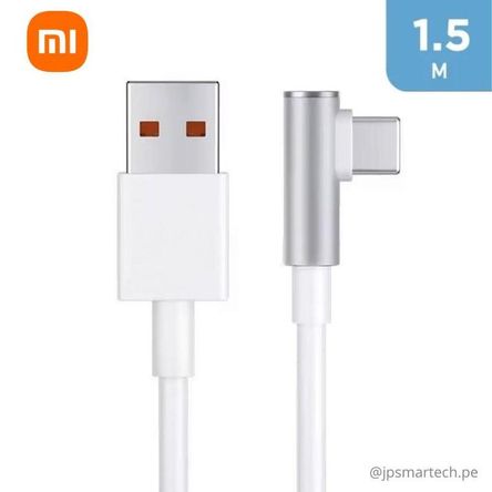Xiaomi Cable 6A L-type Type-C Fast Charging Support 120W 67W 33W Xiaomi Cable 6A L-type Type-C Fast Charging Support 120W 67W 33W