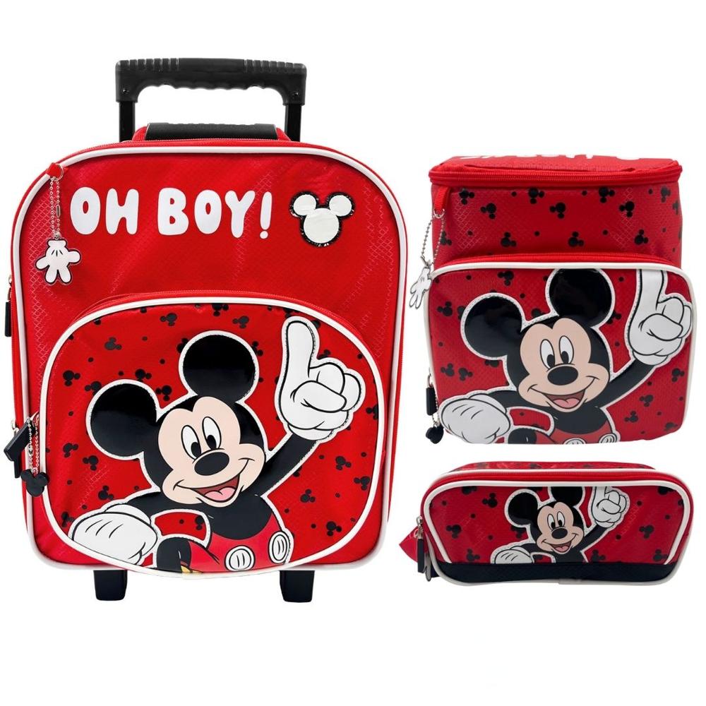 Pack Escolar Maleta Mickey Mouse Rojo Nido Pack Escolar Maleta Mickey Mouse Rojo Nido