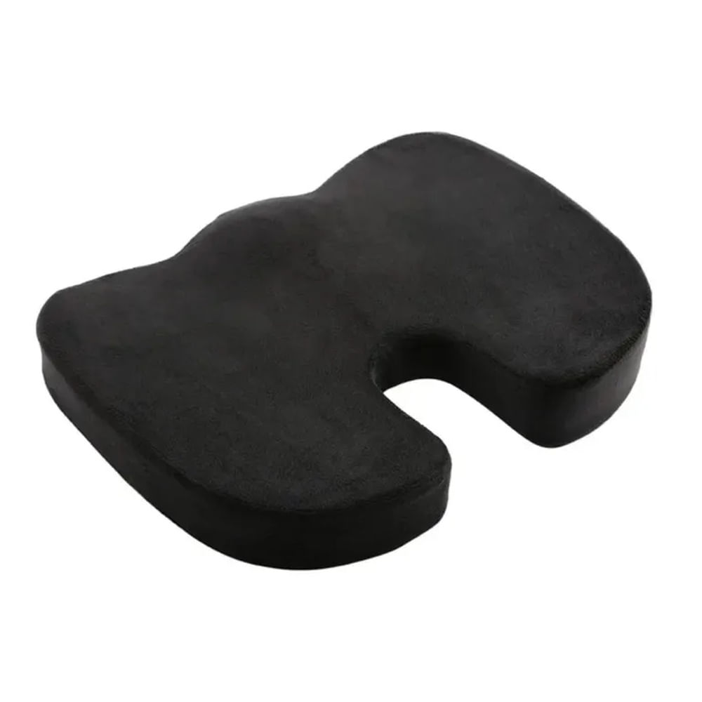 Cojín asiento ergonómico lumbar auto silla de oficina negro Cojín asiento ergonómico lumbar auto silla de oficina negro