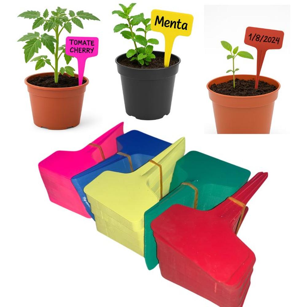 ETIQUETA DE CLASIFICACION DE PLANTAS X200 UNIDADES MUY UTIL 6x10CM