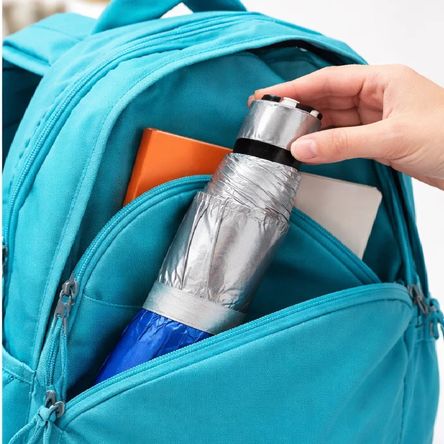 Sombrilla de Mano Plegable - Color Azul