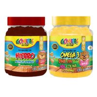 PACK 2 GOMITAS HIERRO NIÑOS + OMEGA 3 NIÑOS 260 UND