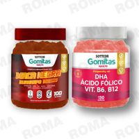 PACK GOMITAS MACA NEGRA Y GOMITAS DHA SOTTCOR LABS