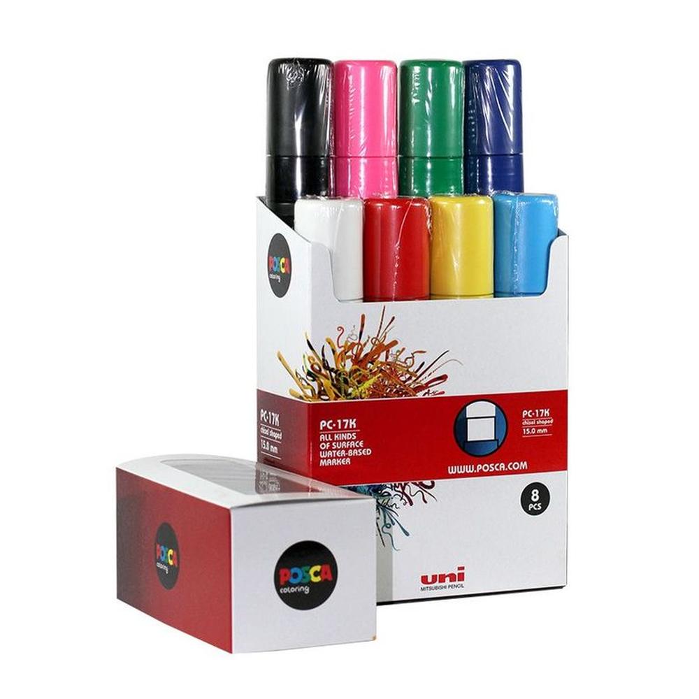 POSCA Pack PC-17K8P Estuche X8 Básico