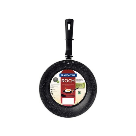 Sartén Tramontina 18CM Rojo con Espátula 75145804 Sartén Tramontina 18CM Rojo con Espátula 75145804
